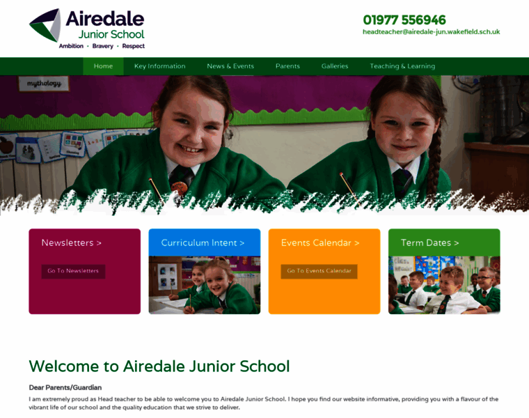 Airedalejuniorschool.co.uk thumbnail