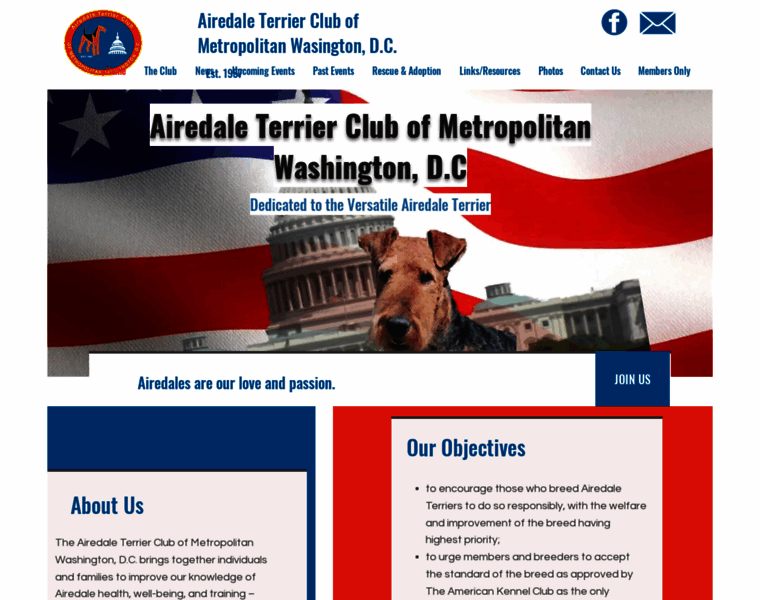 Airedales-dc.org thumbnail