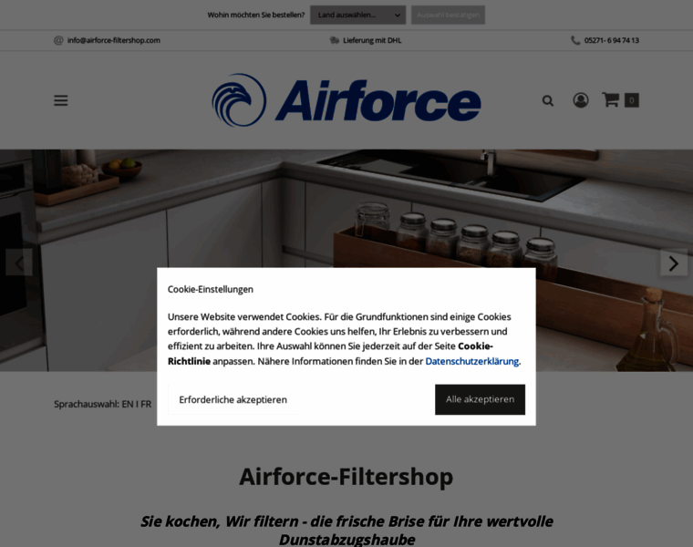 Airforce-filtershop.de thumbnail