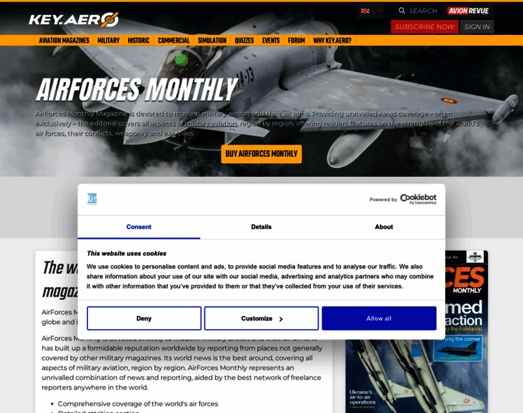 Airforcesmonthly.com thumbnail