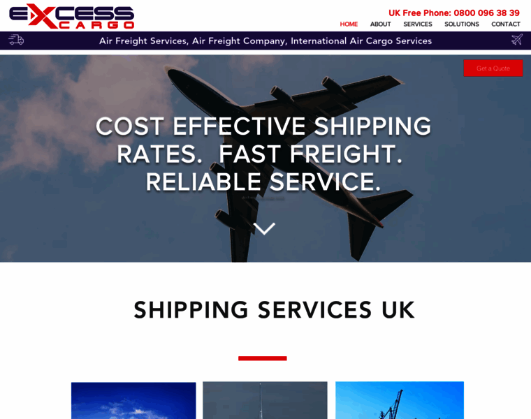 Airfreight-services.co.uk thumbnail
