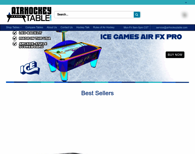 Airhockeytable.com thumbnail