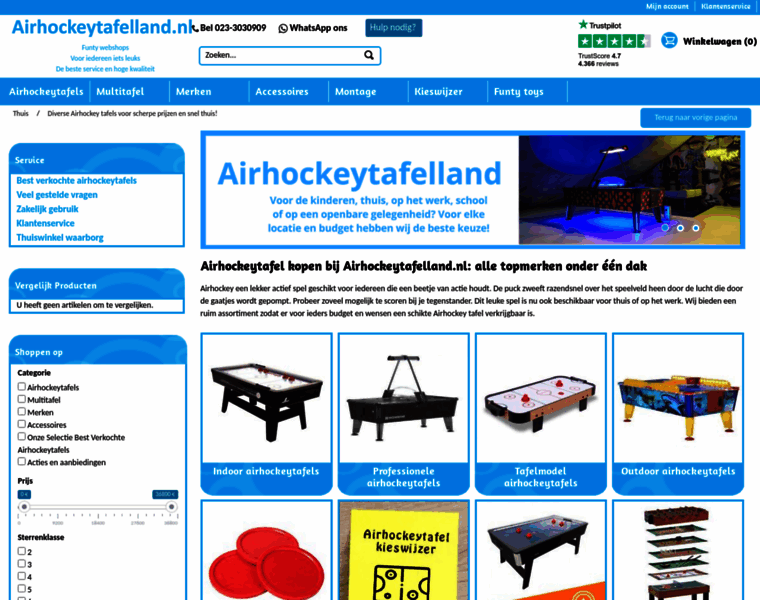 Airhockeytafelland.nl thumbnail