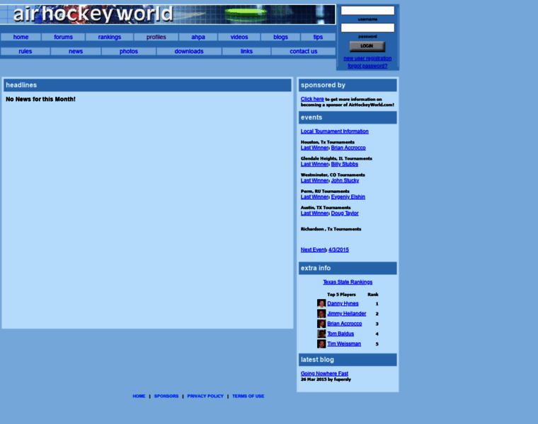 Airhockeyworld.com thumbnail