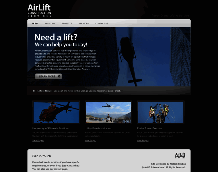 Airliftconstruction.com thumbnail