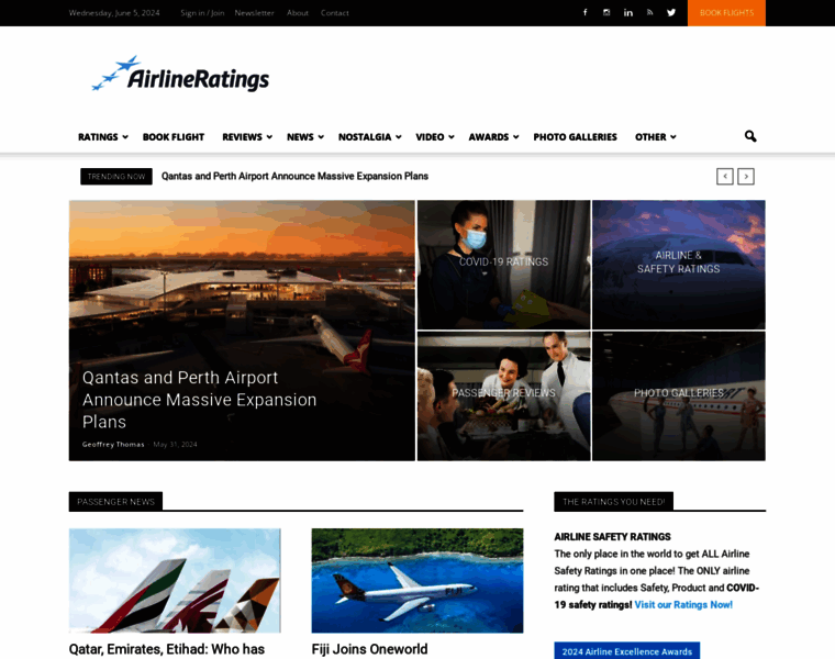 Airlineratings.com thumbnail