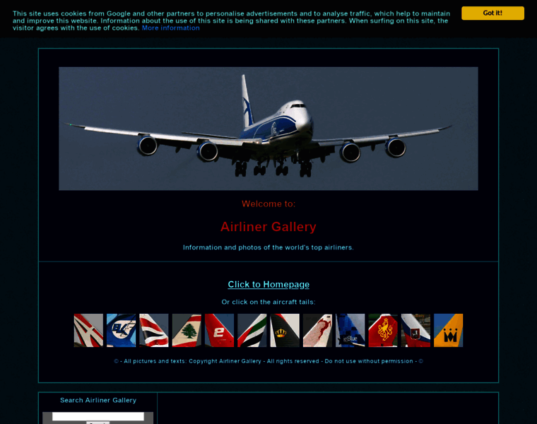 Airlinergallery.nl thumbnail