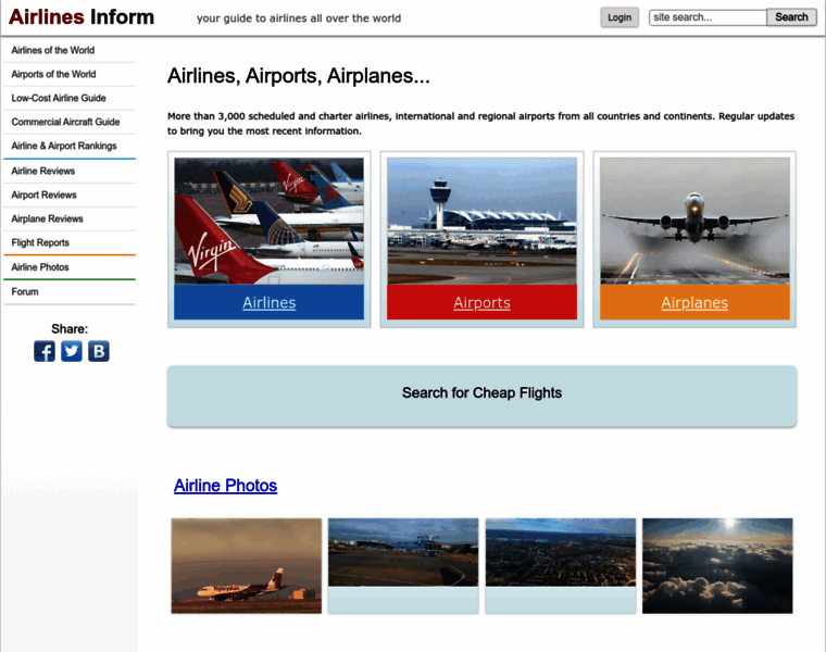 Airlines-inform.com thumbnail
