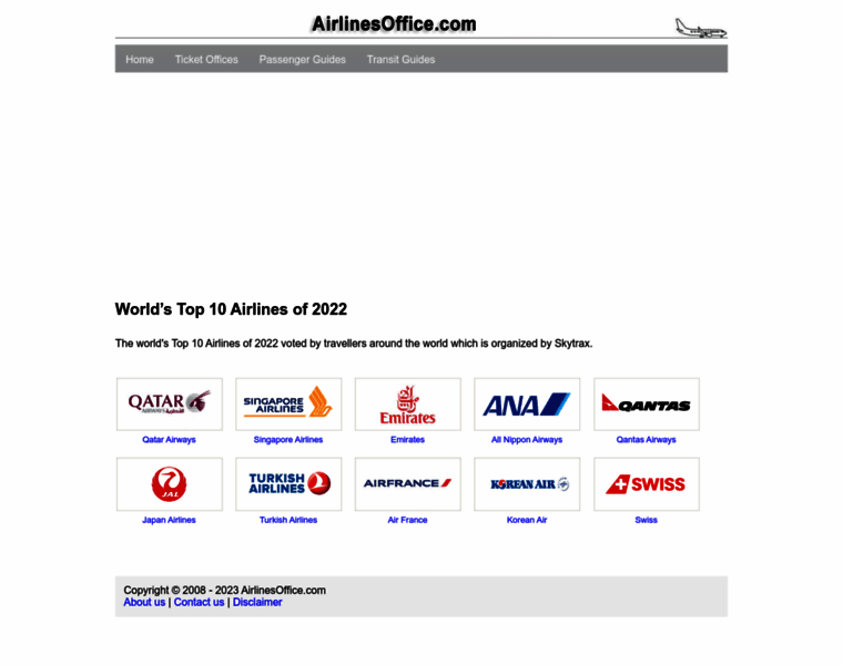 Airlinesoffice.com thumbnail