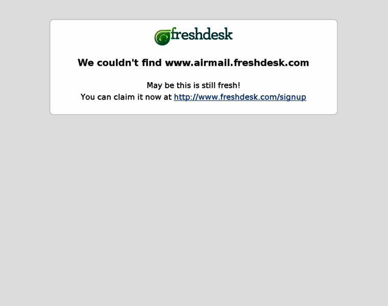 Airmail.freshdesk.com thumbnail