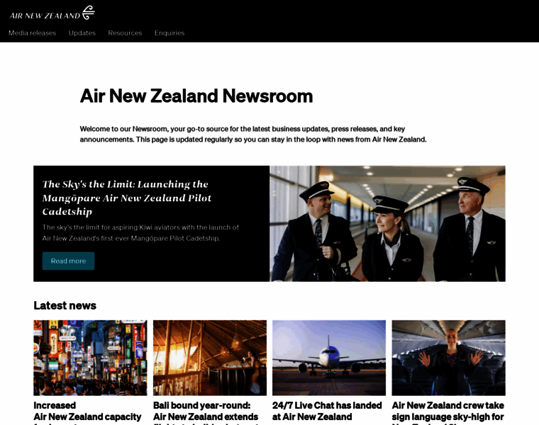 Airnewzealandnewsroom.com thumbnail