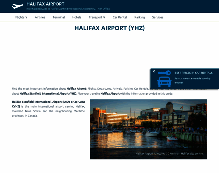 Airport-halifax.com thumbnail