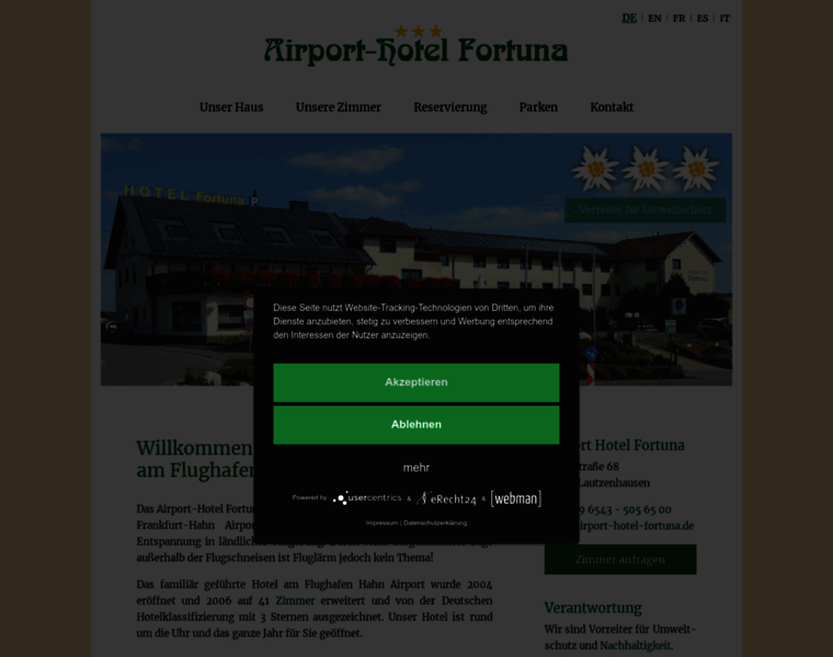 Airport-hotel-fortuna.de thumbnail