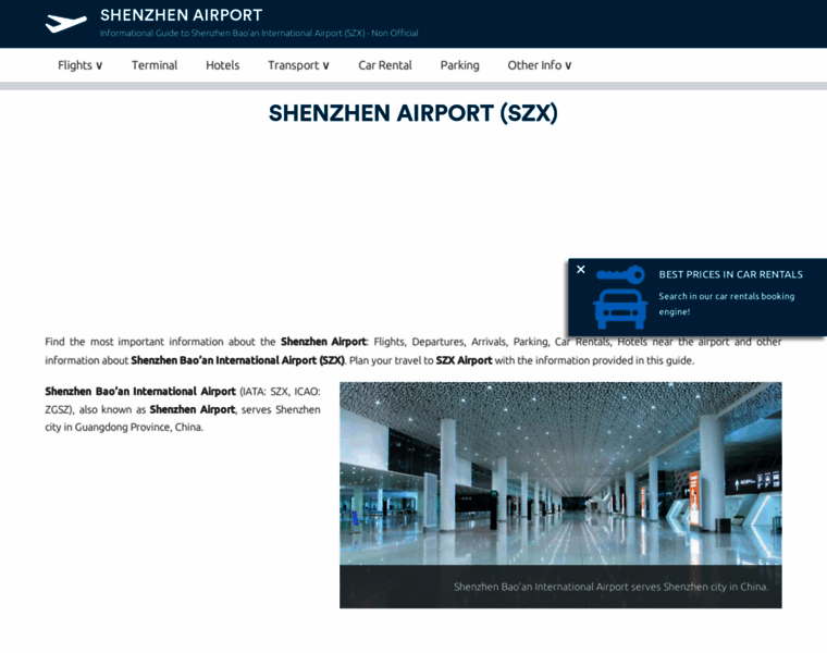 Airport-shenzhen.com thumbnail