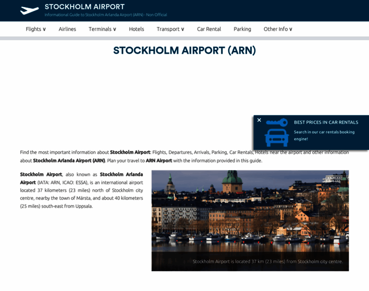 Airport-stockholm.com thumbnail