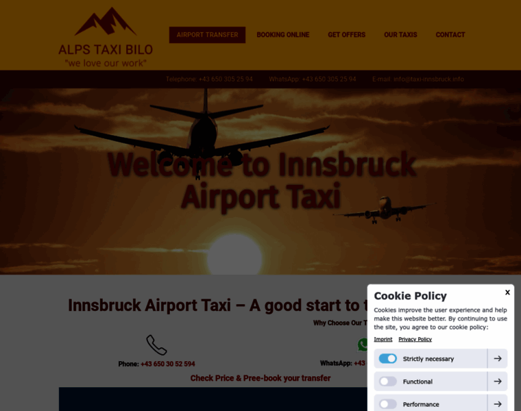Airport-taxi-innsbruck.com thumbnail