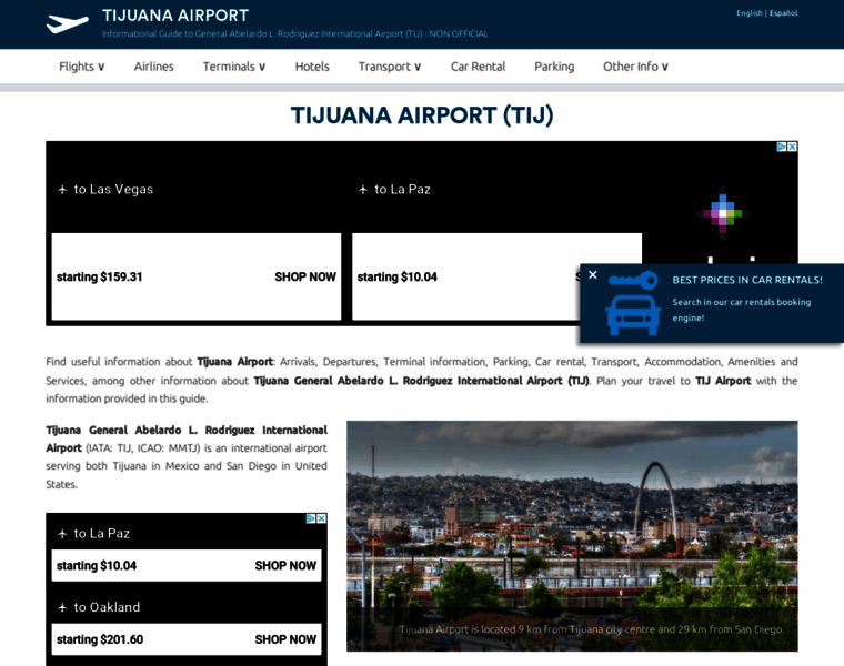 Airport-tijuana.com thumbnail