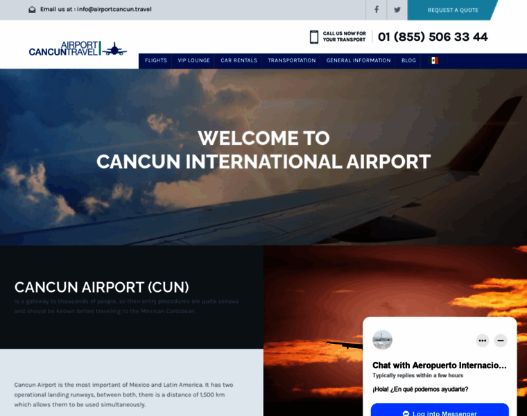 Airportcancun.travel thumbnail