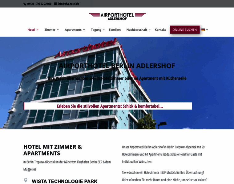 Airporthotel-berlin-adlershof.de thumbnail