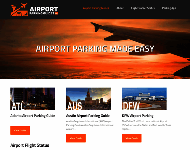 Airportparkingguides.com thumbnail