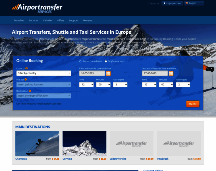 Airportransferservices.com thumbnail