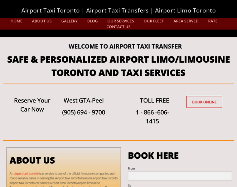 Airporttaxitransfers.ca thumbnail