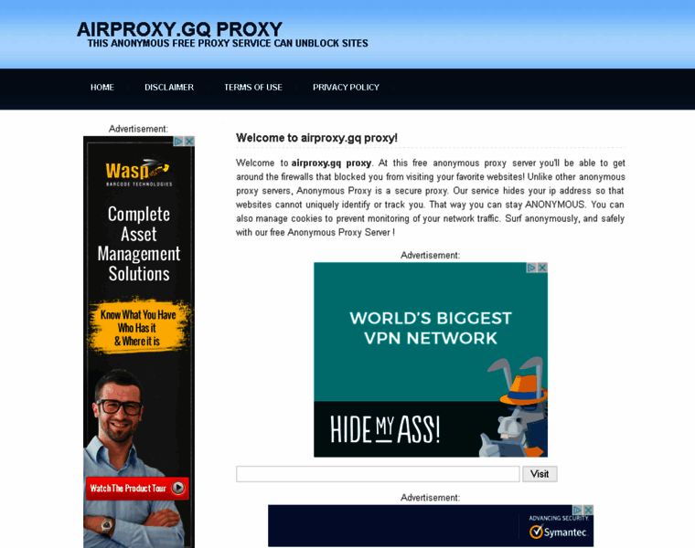 Airproxy.gq thumbnail