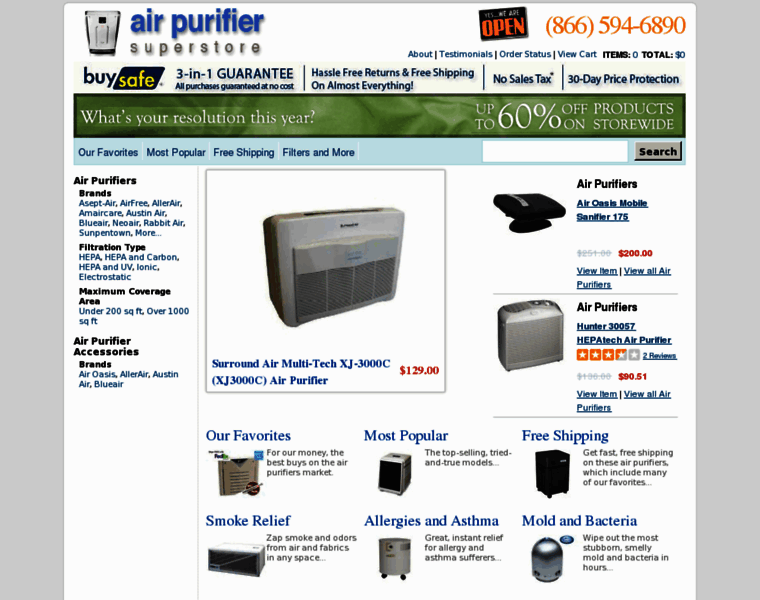 Airpurifierinc.com thumbnail