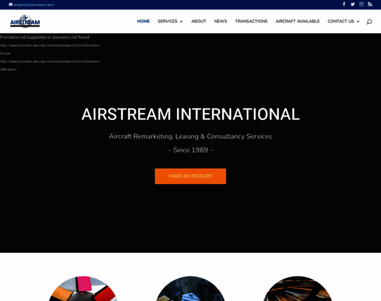 Airstream.aero thumbnail