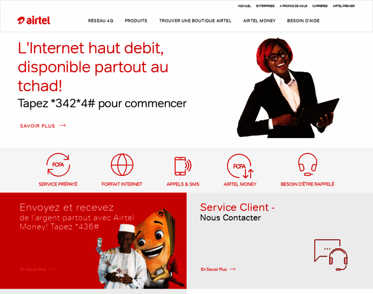 Airtelchad.com thumbnail