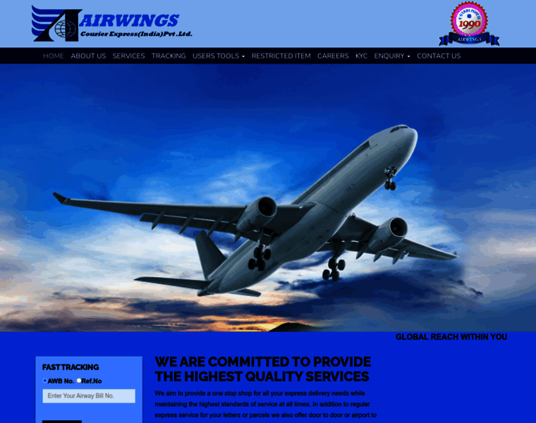 Airwingsindia.com thumbnail