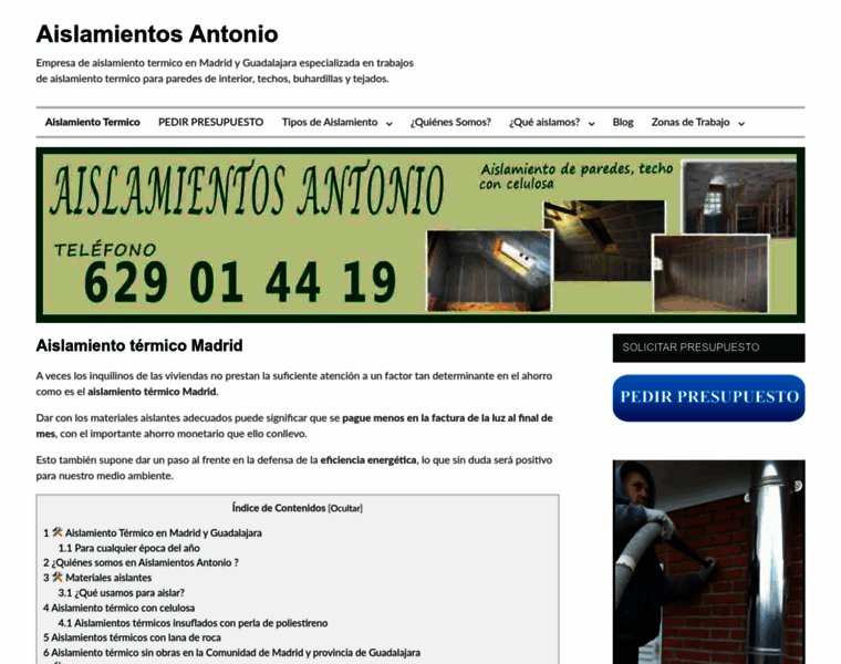 Aislamientotermicomadrid.com thumbnail