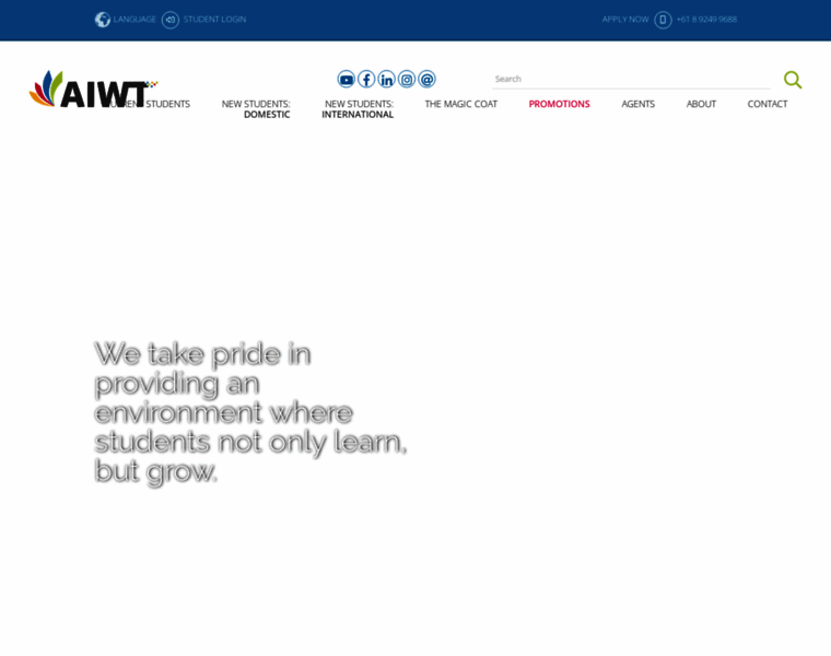 Aiwt.edu.au thumbnail