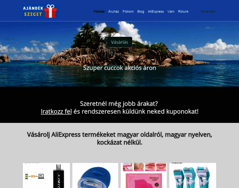 Ajandeksziget.com thumbnail