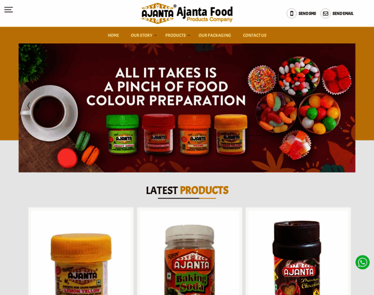 Ajantafoodproducts.in thumbnail