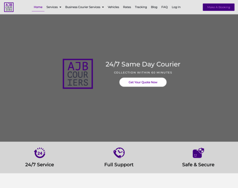 Ajbcouriers.co.uk thumbnail Ajbcouriers.co.uk thumbnail