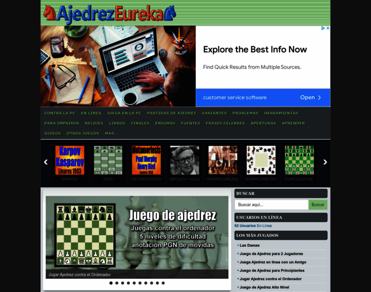 Ajedrezeureka.com thumbnail