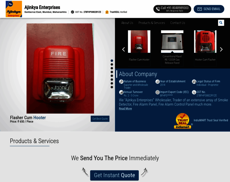 Ajinkyaenterprise.co.in thumbnail