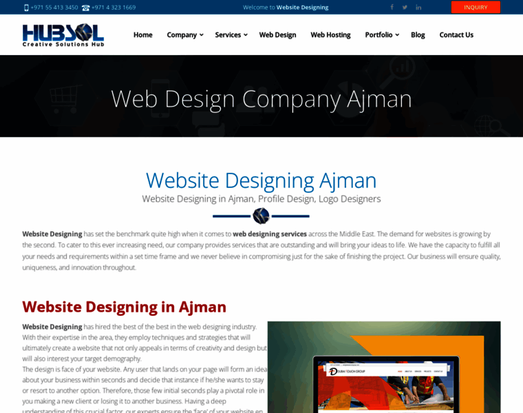 Ajman.websitedesigning.ae thumbnail