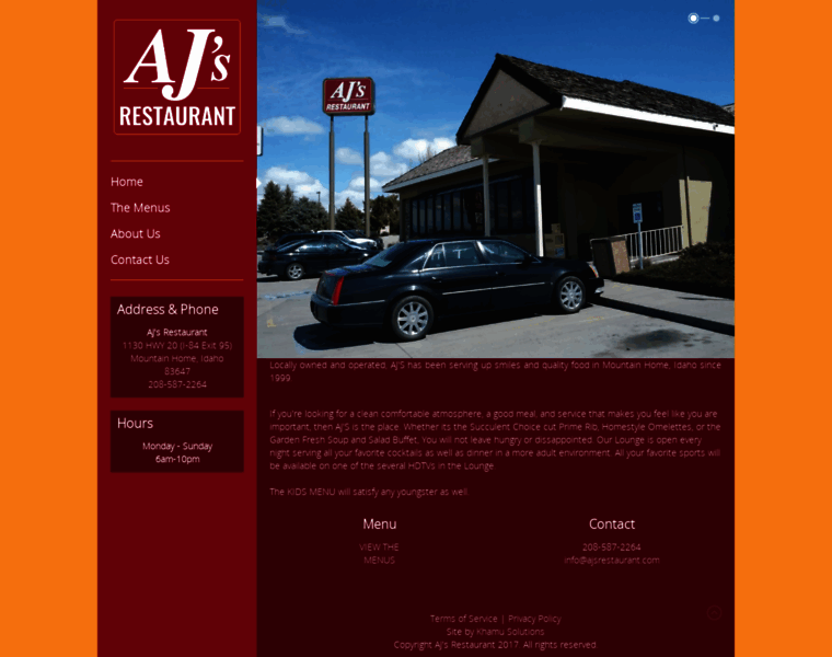 Ajsrestaurant.com thumbnail