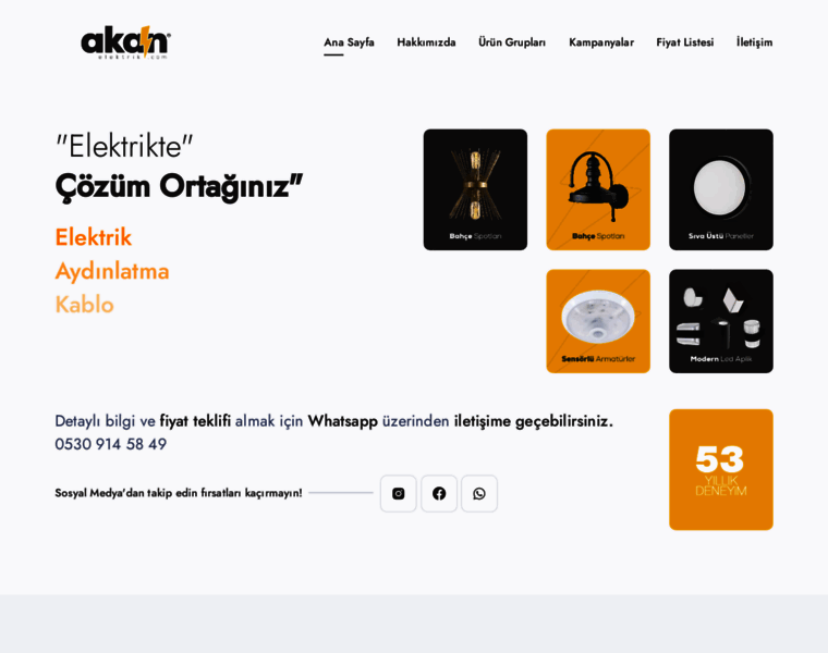 Akanelektrik.com thumbnail