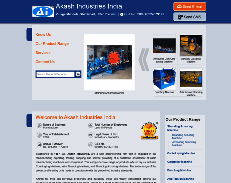 Akash-industries.net thumbnail