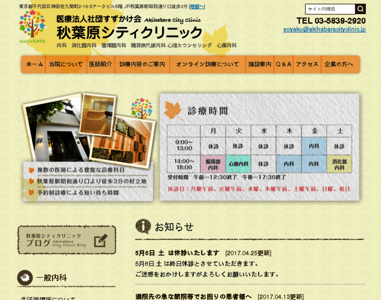 Akihabaracityclinic.jp thumbnail