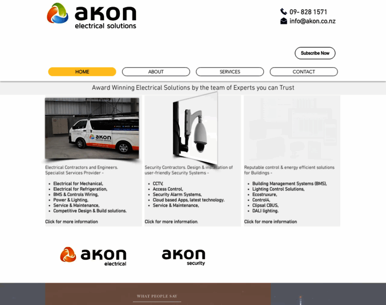 Akon.co.nz thumbnail