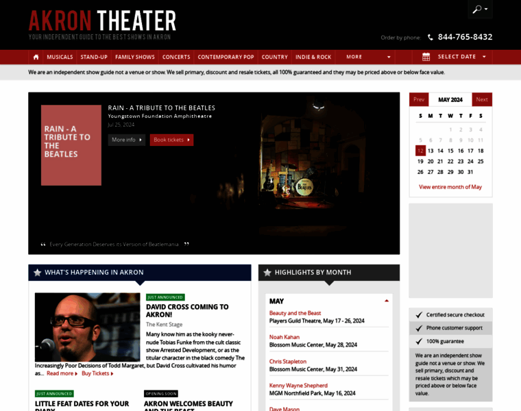 Akron-theater.com thumbnail