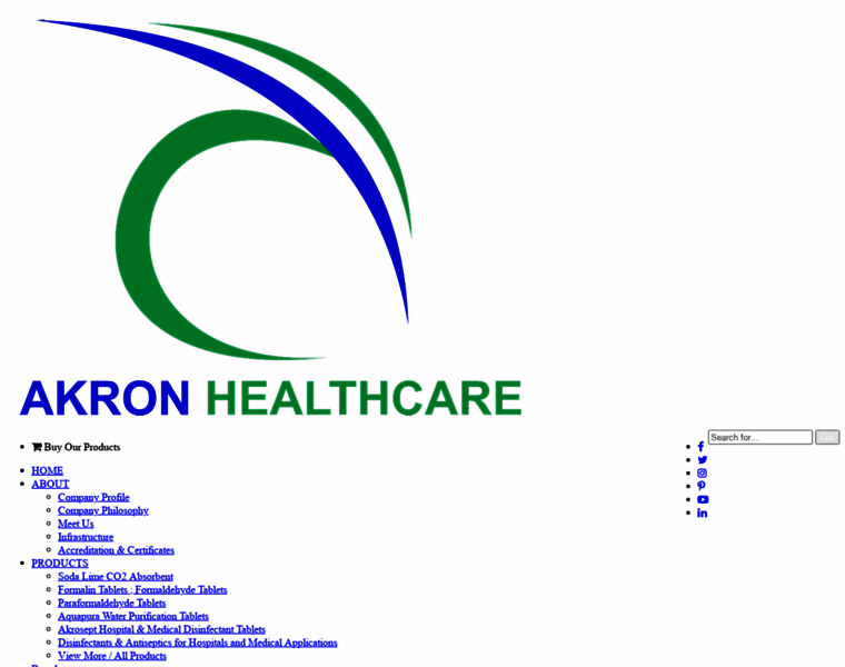 Akronhealthcare.in thumbnail