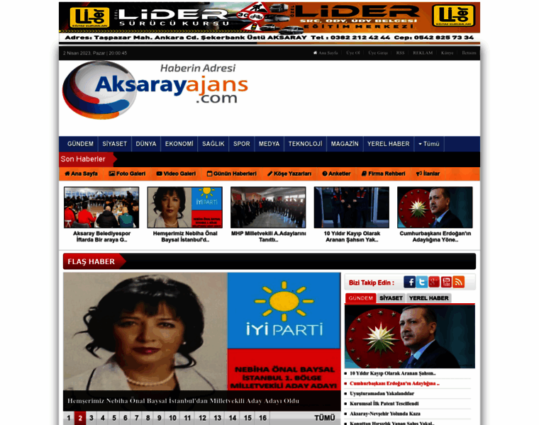 Aksarayajans.com thumbnail
