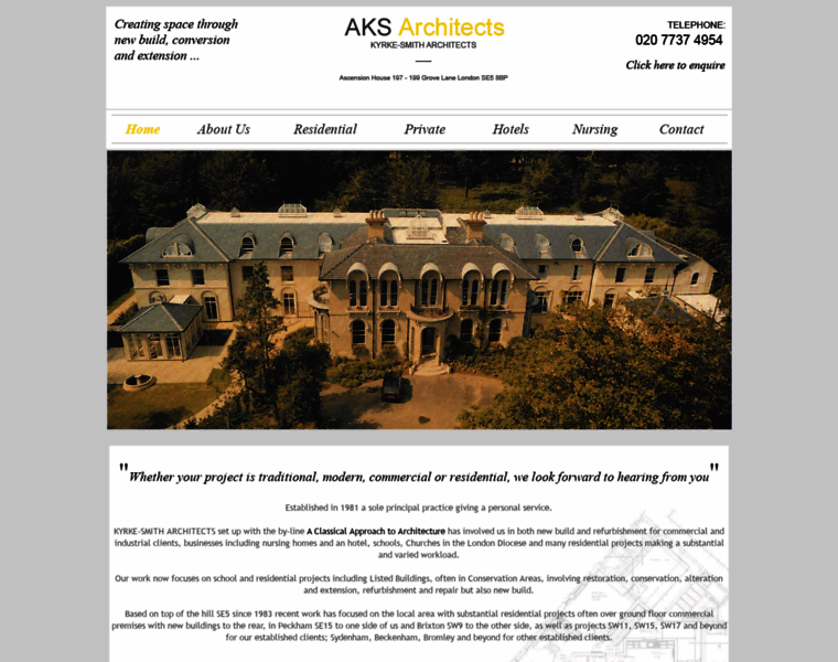 Aksarchitects.co.uk thumbnail