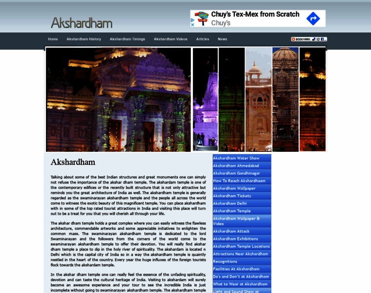 Akshardham.net.in thumbnail