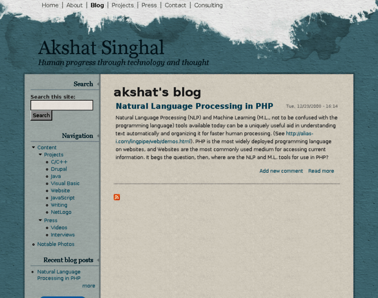 Akshatsinghal.com thumbnail
